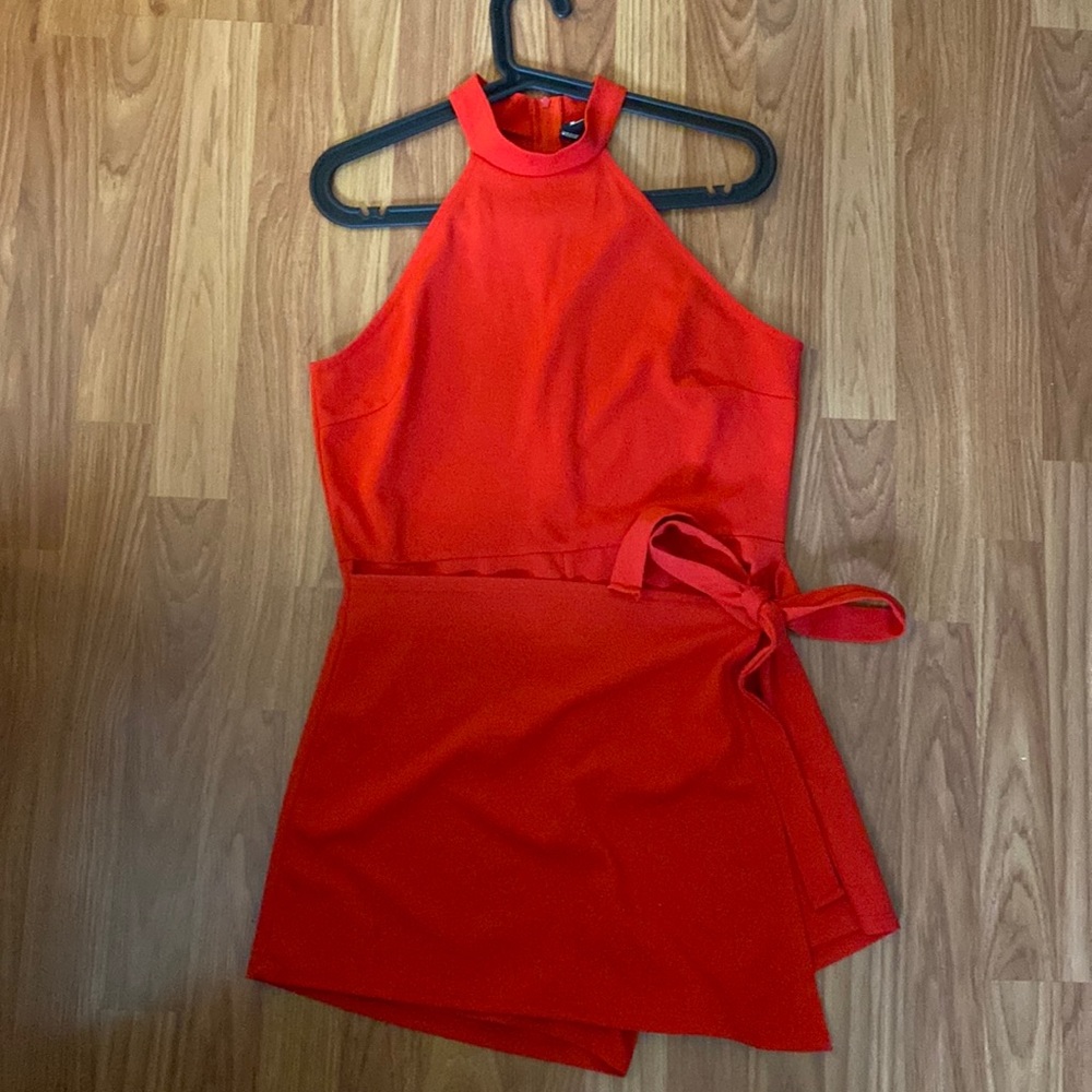 Windsor Red romper